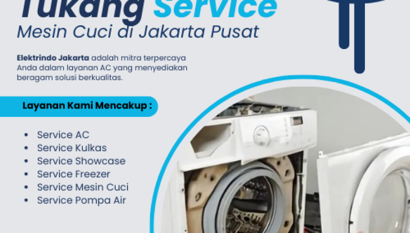 Tukang Service mesin cuci di Jakarta Pusat