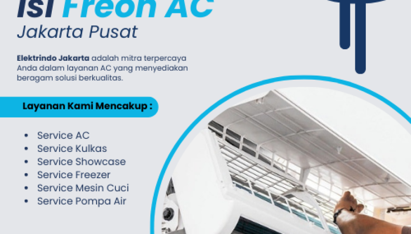 Isi freon AC jakarta pusat